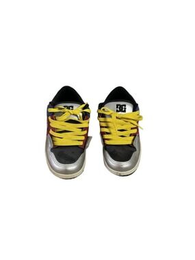 Women’s DC Shoes Sneakers Size 8 Black Silver Red Blue Green Yellow